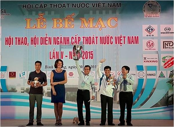 Kết quả Hội thao toàn ngành Cấp Thoát Nước Việt Nam năm 2015